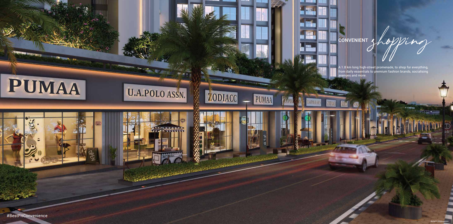 Raheja Lunaris Amenity Map